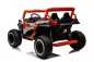 Preview: Kinderfahrzeug 24V 440Watt Kinder Elektro Auto Kinderquad Elektro Quad Elektromotorrad UTV9000 Zweisitzer Ledersitz EVA Gummiräder schwarz