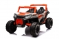 Preview: Kinderfahrzeug 24V 440Watt Kinder Elektro Auto Kinderquad Elektro Quad Elektromotorrad UTV9000 Zweisitzer Ledersitz EVA Gummiräder schwarz