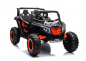 Preview: Kinderfahrzeug 12V 4x4 Kinder Elektro Kinderauto Buggy UTV 901 Ledersitz EVA Gummiräder schwarz