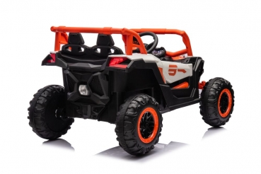 Kinderfahrzeug 12V 4x4 Kinder Elektro Kinderauto Buggy UTV 901 Ledersitz EVA Gummiräder