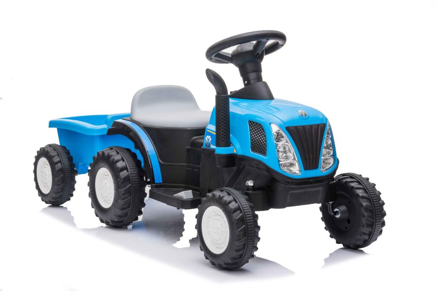 Rutschauto Traktor New Holland mit Anhänger, Kinderauto ab 1 Jahr