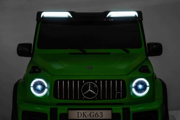 Kinderfahrzeug G63 AMG 24V 800Watt Echtlackierung MP4 Player Video Touchscreen 1,6m Kinder Elektro Auto Zweisitzer Ledersitz EVA Gummiräder